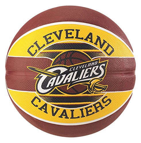 Spalding NBA Team Cleveland Cavs 83-504Z Balón de Baloncesto, Multicolor, 7