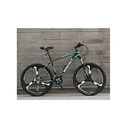 Tbagem-Yjr MTB Bicicleta del Camino De La Ciudad, Freno De Doble Disco De Velocidad Variable Freestyle BMX Bicicletas (Color : Green, Size : 30 Speed)