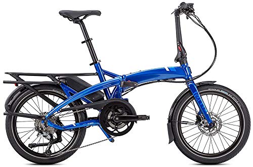 Tern Cmp1876 Vektron Q9 CB19EHPC09HLRSL23-Bicicleta eléctrica (9 velocidades, Aluminio, 25 km/h, Cambio Shimano 36 V, 250 W), Color Azul, Unisex Adulto, Negro/Plateado, Medium