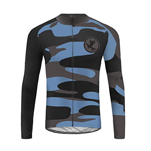 Uglyfrog Slj47 - Camiseta de ciclismo para hombre, manga larga, primavera, otoño, Hombre, color Couleur 01, tamaño Taille Large