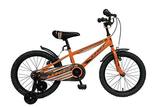 Ümit BICICLETAT 18" XT18 Bicicleta, Juventud Unisex, Naranja, Mediano