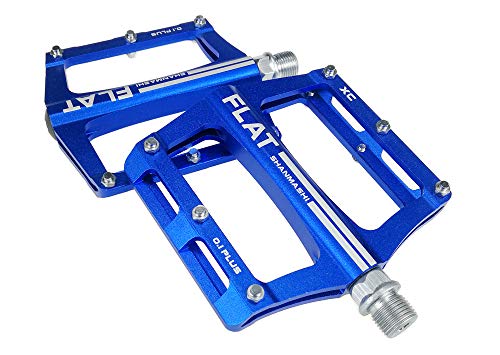 UPANBIKE - Pedales de rodamiento para Bicicleta de montaña aleación de Aluminio, Eje 9/16",Azul