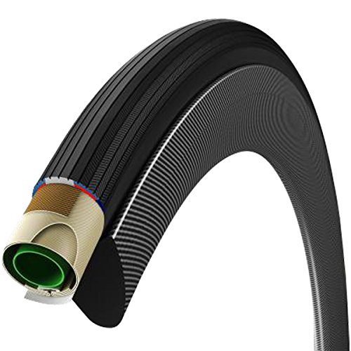 Vittoria Corsa Control G Plus Tubular Tyre 28 Pulgadas, 700 x 28 C, Color negro-290 g, Unisex Adulto, Negro, 28 mm
