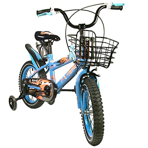 Zerimar Bicicletas Infantiles para niños y niñas | Bici con ruedines y Cesta | Bici niño | Bicicleta niños 14,16,18 Pulgadas | Bicicletas niños 3-8 años