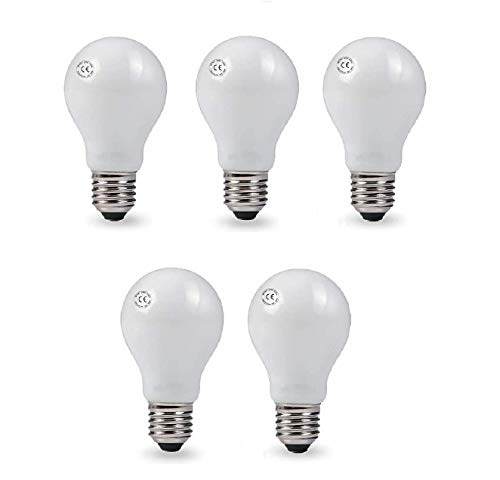 AcornSolution Paquete de 5 bombillas de 60 W perla GLS lámpara Edison rosca casquillo E27
