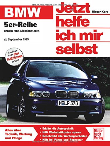 BMW 5er Reihe ab September 1995 (E 39): Benziner: 520i (150 PS), 523i (170 PS), 528i (193 PS), 535i (245 PS), 540i (286 PS). Diesel: 520d (136 PS), 525d (163 PS), 530d (184 PS): 205