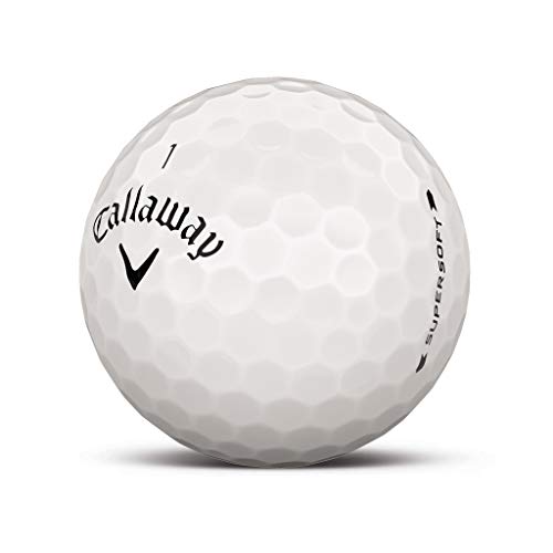 Callaway Supersoft 2019 Bola de Golf - Impreso Personalizado con su Imagen de Texto o Logo (12 Bolas)