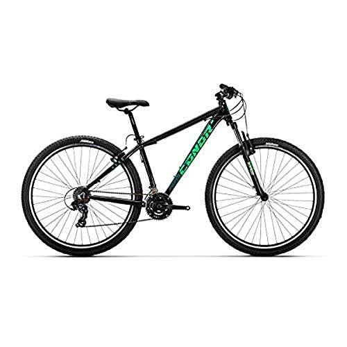 Conor 5500 29" Bicicleta, Adultos Unisex, Negro/Verde (Multicolor), S