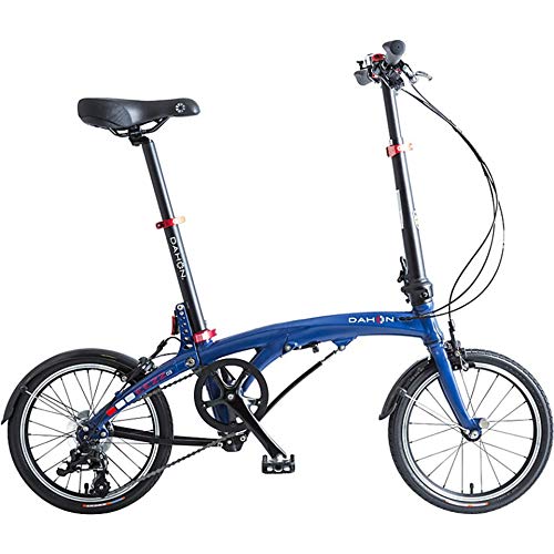 Dahon Eezz D3, Bicicleta Plegable Unisex Adulto, Azul Oscuro, 16 Pulgadas