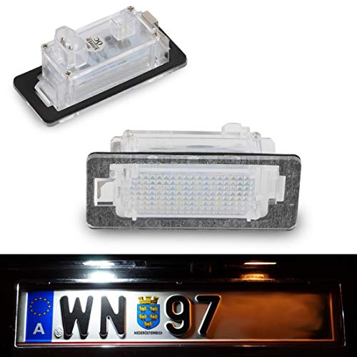 Do!LED A011 - Iluminación LED para matrícula (luz blanca fría/blanca pura, con certificado E, 100% impermeable)