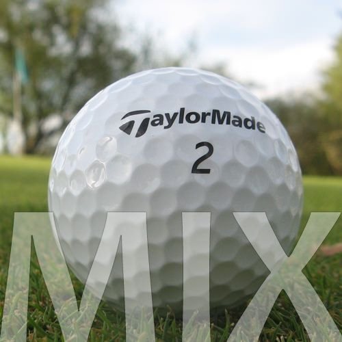 Easy Lakeballs 100 Taylor Made Mix Pelotas DE Golf RECUPERADAS/Lake Balls - Calidad AAA/AA (A/B Grade) - EN Bolsa DE Red