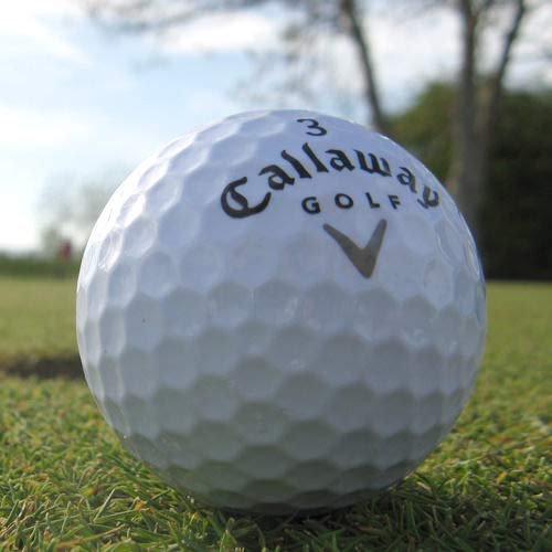 Easy Lakeballs 50 Callaway Solaire Blanco Pelotas DE Golf RECUPERADAS/Lake Balls - Calidad AAA/AA (A/B Grade) - EN Bolsa DE Red