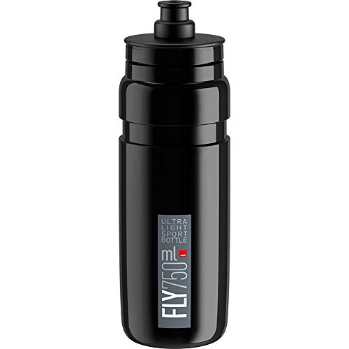 Elite Botella de agua unisex, color negro, 750 ml