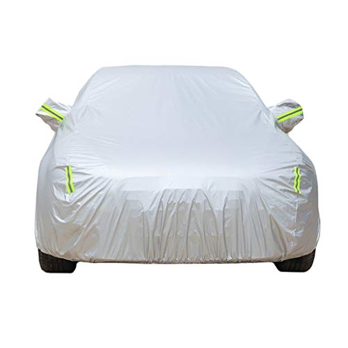 Funda para Coche Cubierta del Coche Compatible con BMW 218d Active Tourer luxury Exterior Impermeable Respirable Resistente al Sol/Polvo/Viento/Lluvia/Nieve/Rasguño Car cover (Color : Silver)