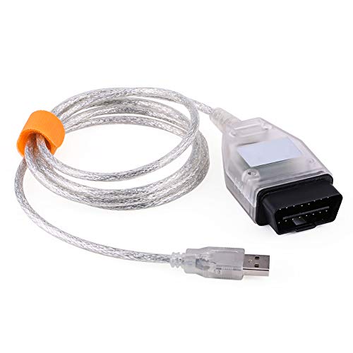 K + DCAN OBD2 Cable USB de diagnóstico para coche, cable de diagnóstico OBD2 OBDII, cable de herramientas, INPARABAS K + DCAN interfaz USB