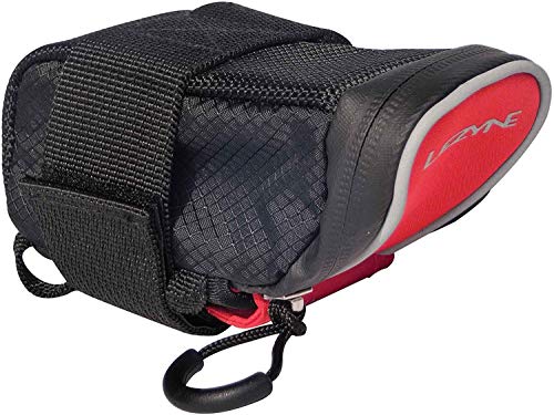 LEZYNE Micro Caddy M maletín para portátil de sillín Unisex, Red/Black