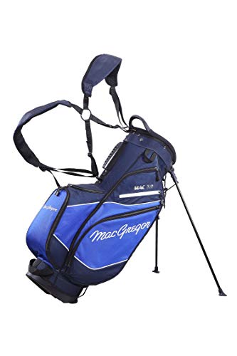 MACGREGOR MACTEC 7.0 - Bolsa para Palos de Golf para Hombre, Color Azul Marino y Real, Talla única