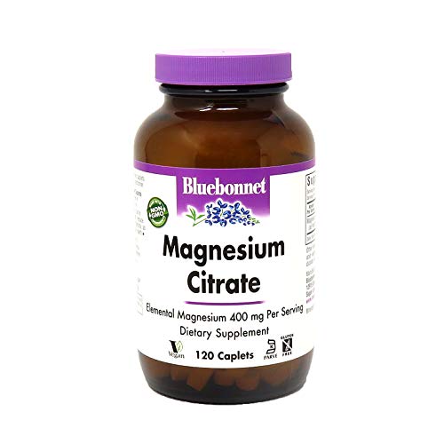 Magnesium Citrate, 120 Caplets by Bluebonnet
