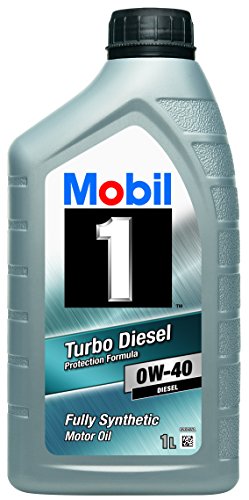 Mobil 1 151040 Turbo Diesel - Aceite sintético de Motor diésel (0W-40, 1 l)