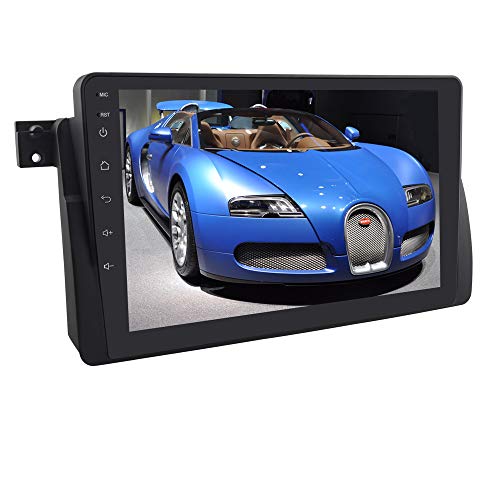 Ossuret Android 10 Car Radio 9 Pulgadas GPS Navigation para BMW E46 2/3/4/5 Puertas y BMW M3