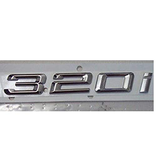 QCYSTBTG Emblema de la Insignia de la Parte Posterior del Coche, para BMW 320i E21 E90 E46 E36 E30 F30 el salón de