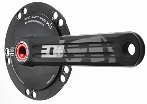 Rotor 3D+ INPOWER MAS - Bielas - 110 mm compact negro/Plateado Longitud de biela 172,5 mm 2016