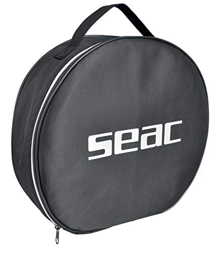 SEAC Mate Reg Bolsa de Buceo para reguladores, diámetro 32,5 cm, Adultos Unisex, Negro, One Size