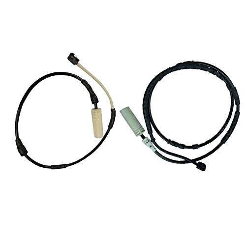 Sensor de Pastillas de Freno Sensor del Desgaste de la Almohadilla de Freno Frente + Trasero 34356792565 + 34356792562 Compatible con BMW X1 E84 Sensor (Color : Black)