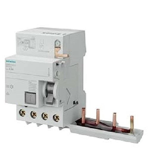 Siemens sentron - Bloque/bloqueo diferencial automático 5sl4 clase corriente alterna 0,3-40a 4 pol