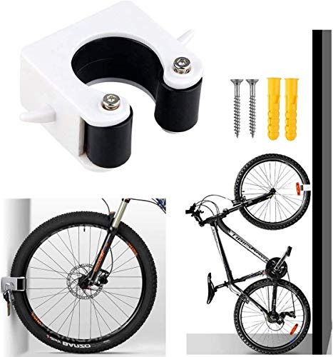 Soporte de pared para colgar bicicletas vertical/horizontal - Gancho de pared - Bicicleta de Carretera - Ahorra Espacio y Organiza tu Garaje
