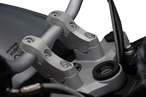 Superbike - Adaptador de manillar y elevador de manillar con desalineación 50 mm más cercano ABE para BMW R850R R1150R