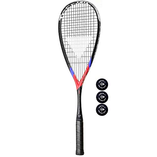 Tecnifibre Carboflex X-Speed 125 - Raqueta de squash (varias opciones de paquete)