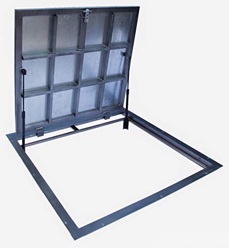 Trampilla de suelo 800 mm x 900 mm(P) – Bisagras laterales, Tapa de Registro Panel de acceso Puerta de Inspección Tapa de Escotilla