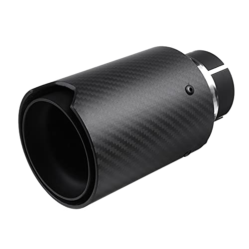 Tubo de Punta de silenciador de Escape de Fibra de Carbono Real de 63 mm 1/2 Piezas 63 mm-93 mm, para BMW F22 F23 F30 F31 F32 F33 F36 F10 F11 F12 F13 Serie M