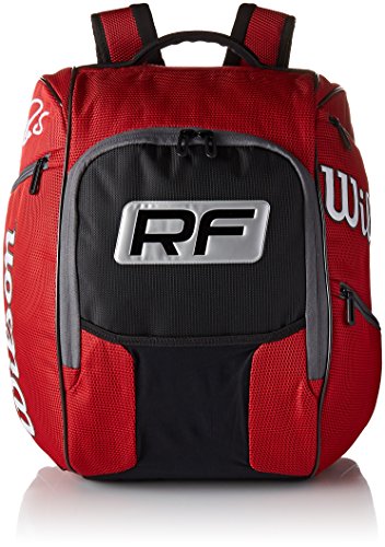 Wilson Federer Elite Backpack RD - Mochila, Color Rojo, Talla única