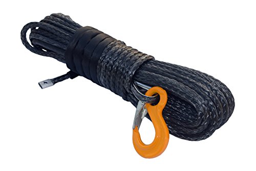 10mm *30m cable,Synthetic Winch Cable Rope for ATV UTV,sintético cabrestante,Offroad Rope (gris)