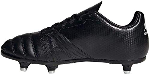 Adidas All Blacks Junior (SG), Zapatillas de Rugby Niño, Negro (Negbás/Ftwbla/Negbás 000), 28 EU