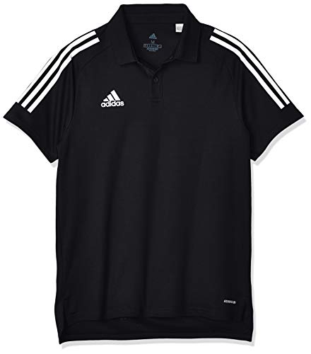 adidas Con20 Camiseta Polo, Hombre, Black/White, 2XL