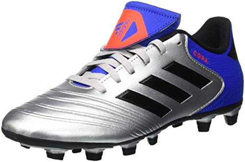 adidas Copa 18.4 FxG, Zapatillas de Fútbol Hombre, Plateado (Silver Metallic/Core Black/Football Blue 0), 42 EU