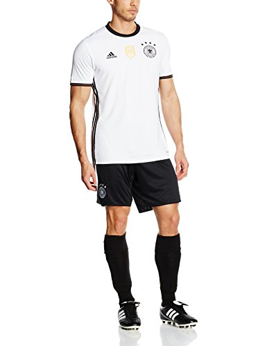 adidas DFB H JSY - Camiseta para Hombre, Color Blanco/Azul, Talla L