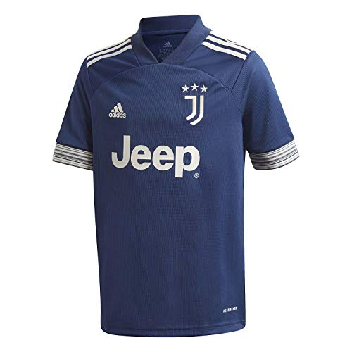 adidas Juventus FC Temporada 2020/21 JUVE A JSY Y Camiseta Segunda equipación, Niño, Night Indigo/Alumina, 140