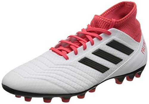 Adidas Predator 18.3 AG, Botas de fútbol Hombre, Blanco (Ftwbla/Negbas/Correa 000), 42 EU