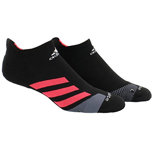 adidas Tenis Traxion único no Show Calcetines, Unisex, Black/Shock Red/Onix/White