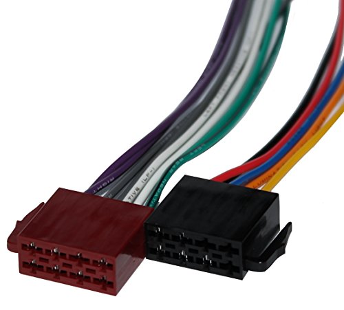 AERZETIX: Cable conectores ISO 8PIN + 5PIN universal para autoradio altavoces de coche, vehiculos C10981