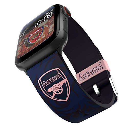 Arsenal Football Club - Arsenal Third Shirt Smartwatch Band - Licencia oficial, compatible con Apple Watch (no incluido) - Se adapta a 38 mm, 40 mm, 42 mm y 44 mm