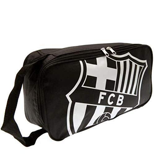 Barcelona FC Boot Bag School Boots Training Sport Black Crest Fan Official