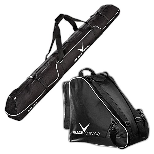 Black Crevice Skitaschen Set Bolsa para esquís, Unisex Adulto, Negro, 43 x 27 x 42 cm
