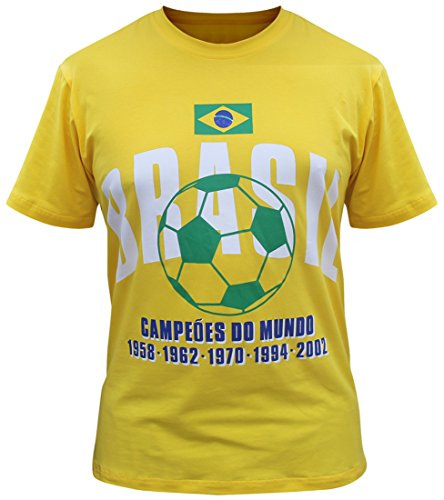 Brazil Camisetas Brasil Jersey de los Hombres (Tamaño:6XL)
