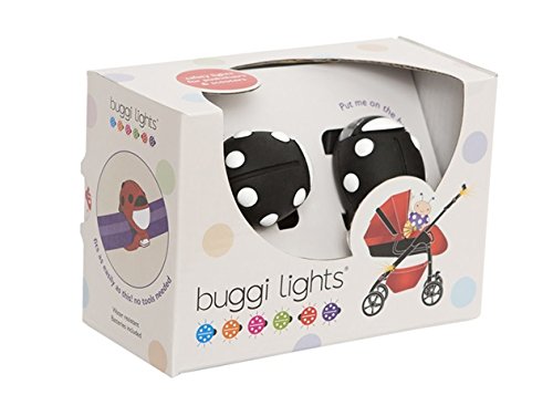 Buggi Lights BUGGIBWS - Luces LED, color negro y blanco