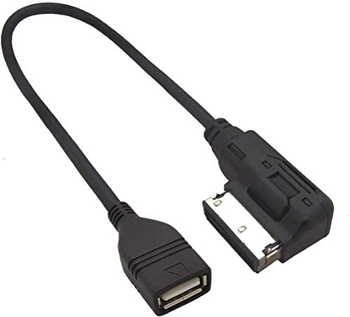 Cable adaptador USB de audio para coche, reproductor de CD, radio para Audi/VW Media Device Interface (MDI), interfaz de música (AMI), conecta el dispositivo de almacenamiento de música al puerto USB